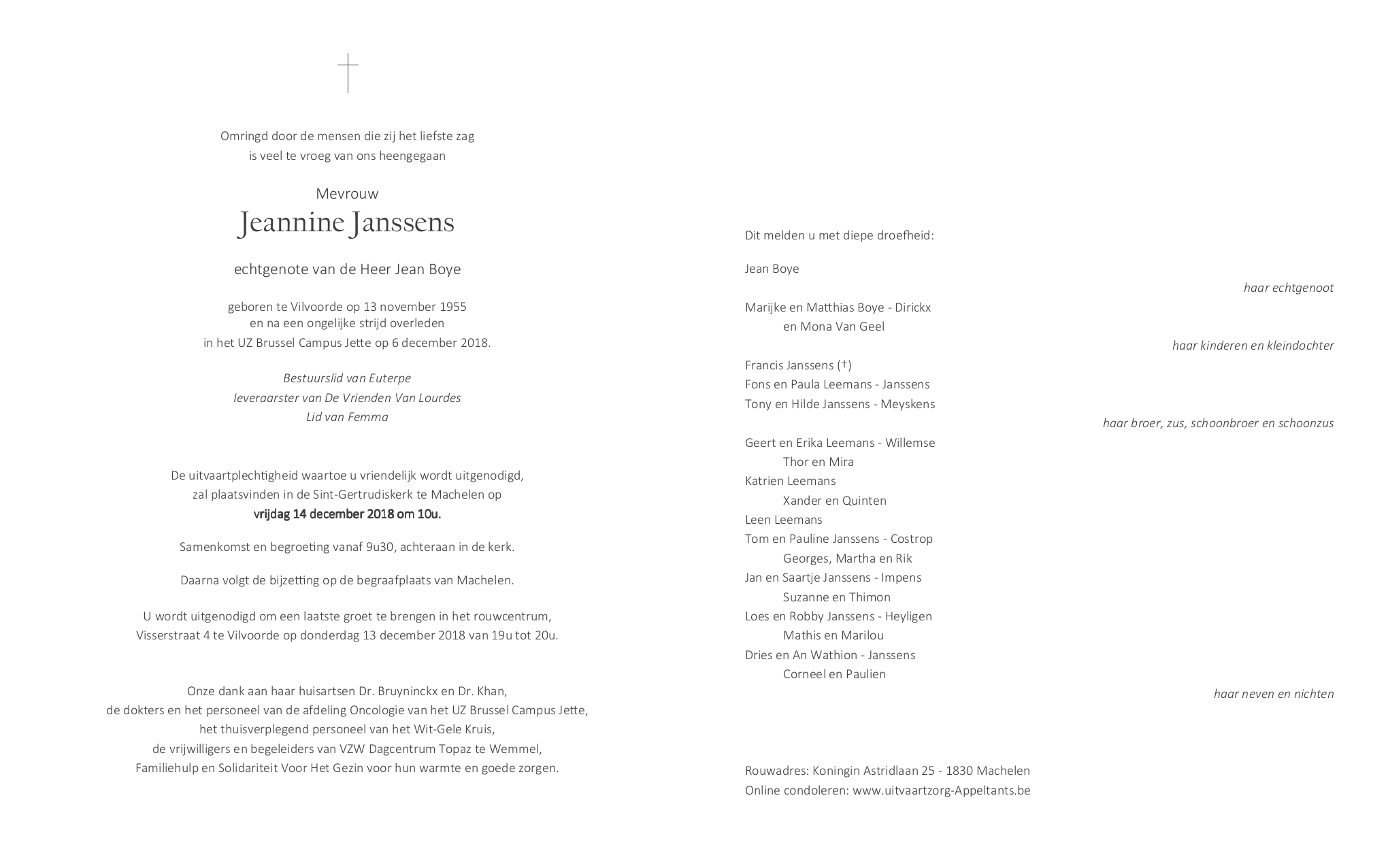 Letter Of Condolence