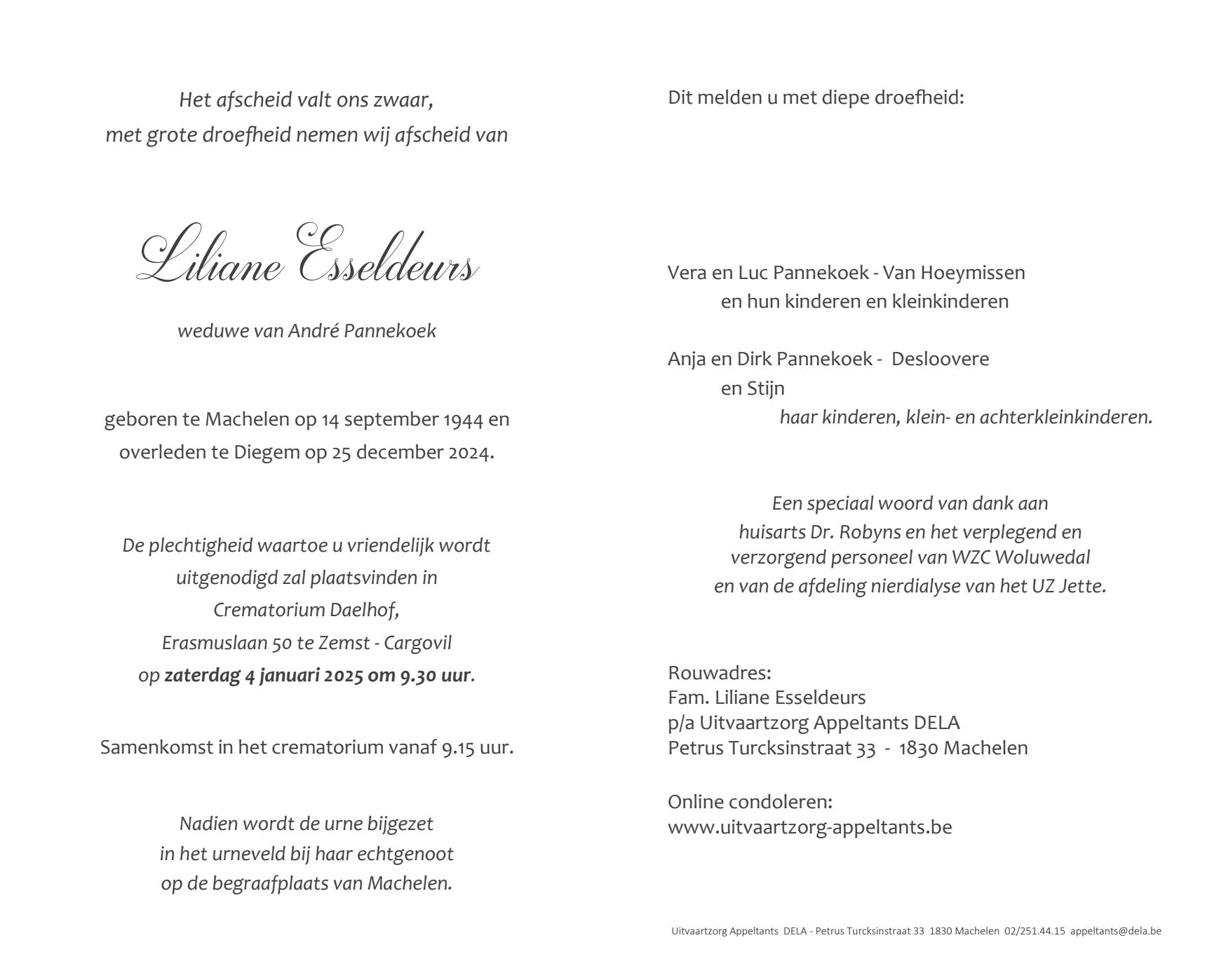 Letter Of Condolence
