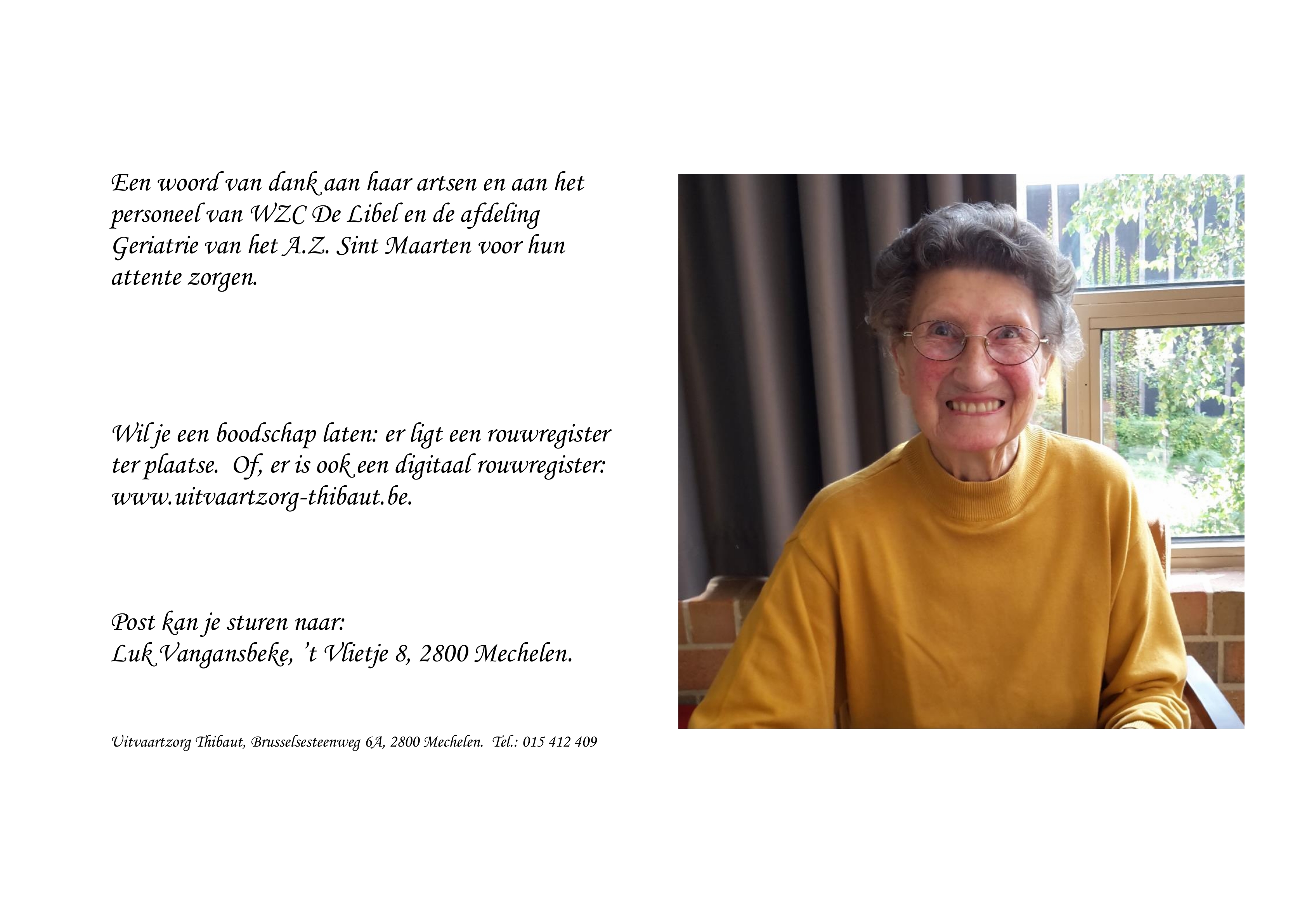 Letter Of Condolence