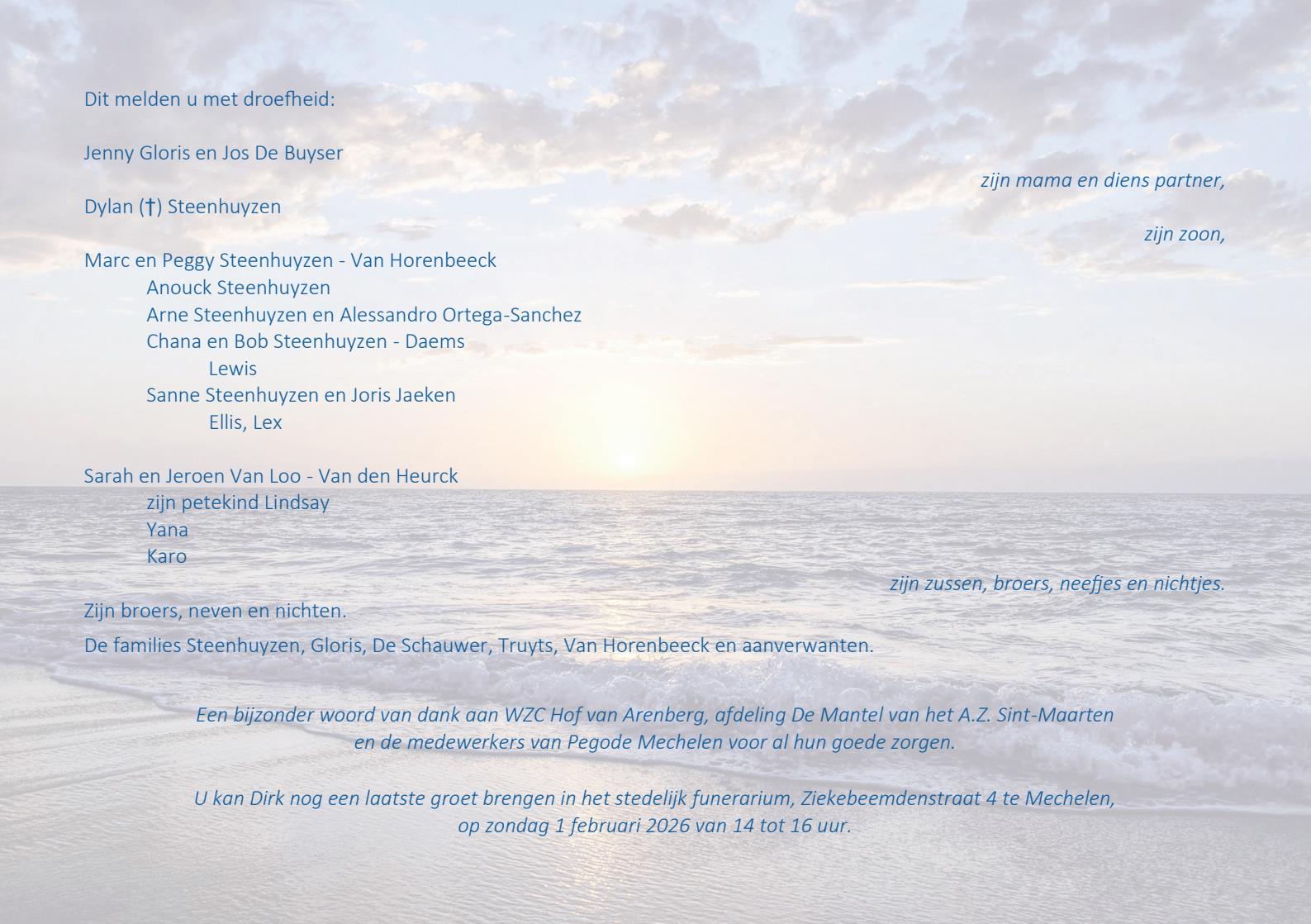 Letter Of Condolence