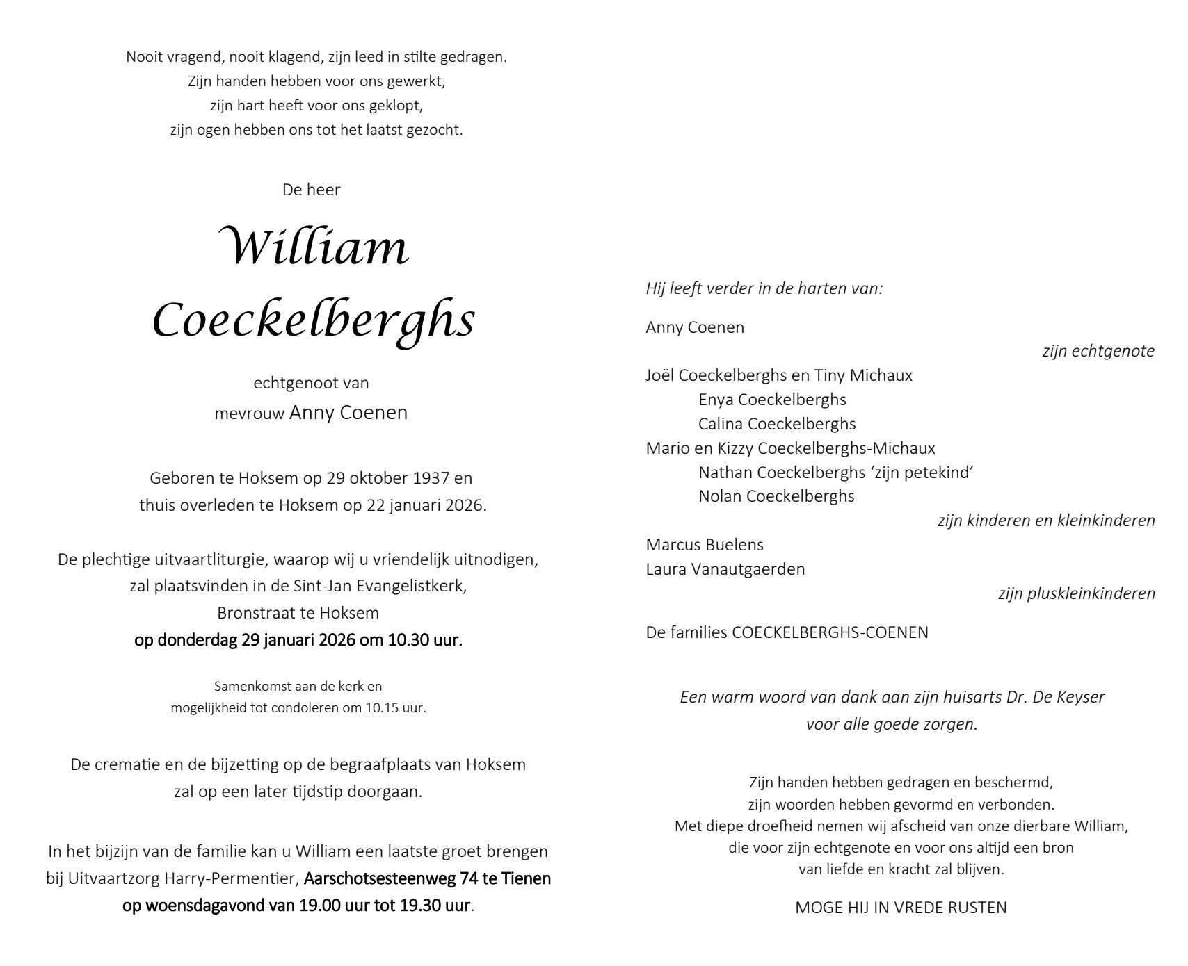 Letter Of Condolence