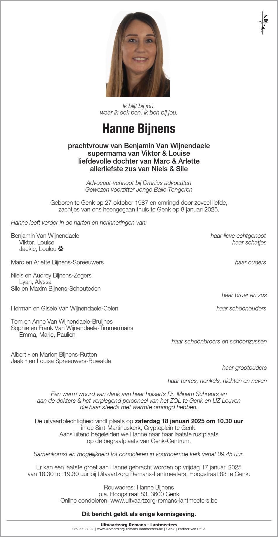 Letter Of Condolence
