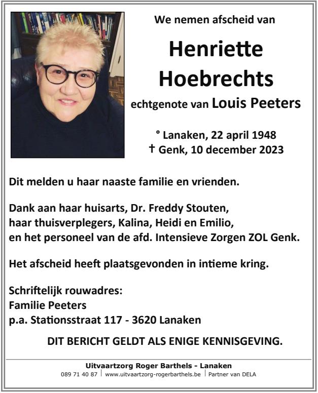 Letter Of Condolence
