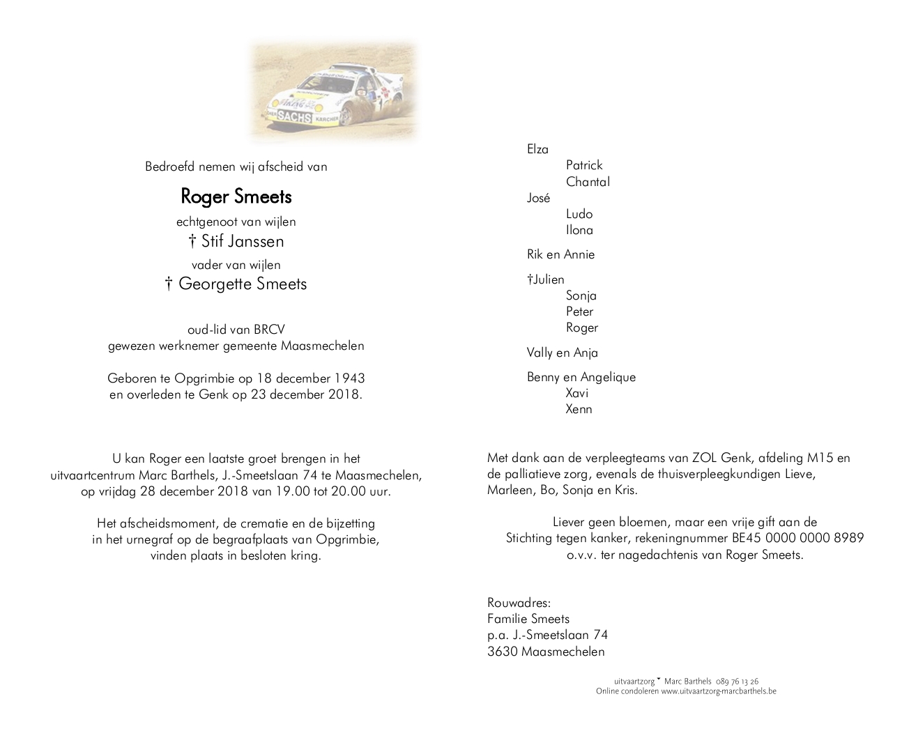 Letter Of Condolence