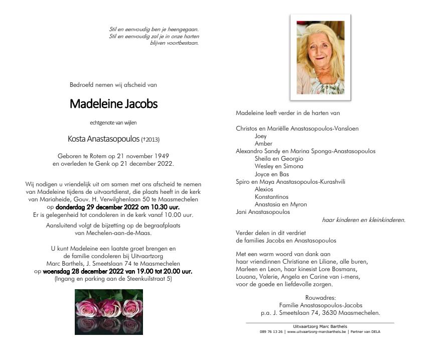 Letter Of Condolence