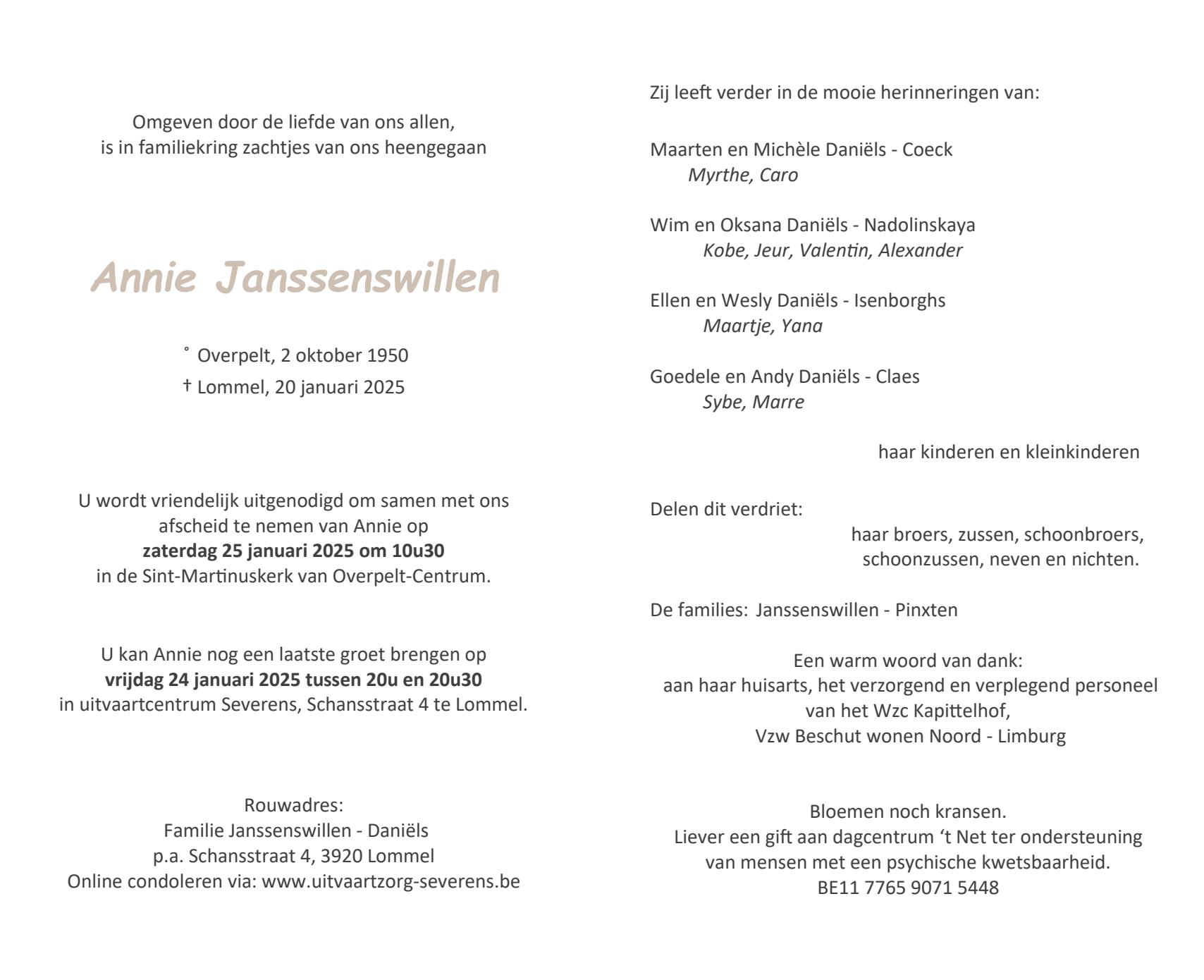 Letter Of Condolence