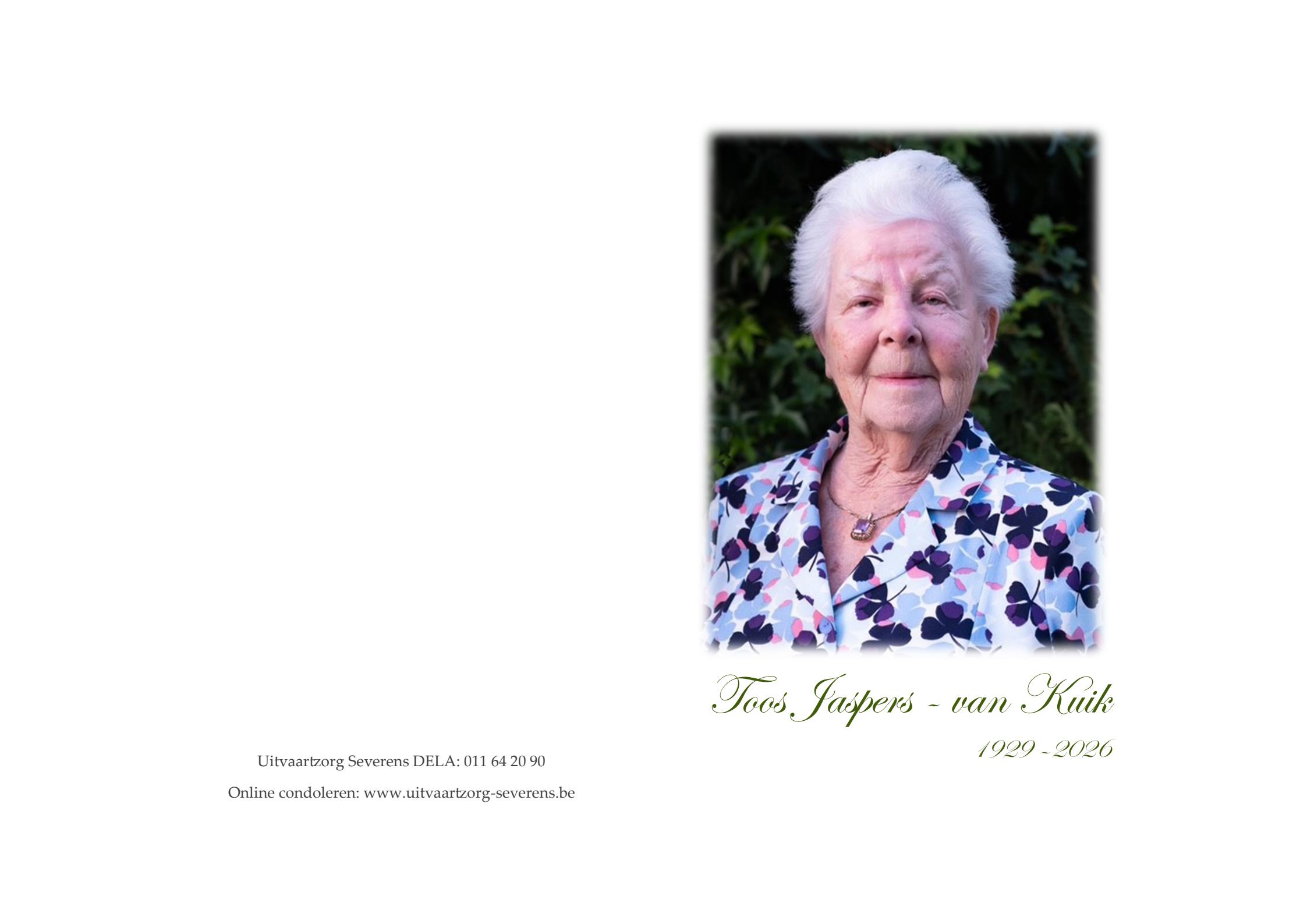 Letter Of Condolence