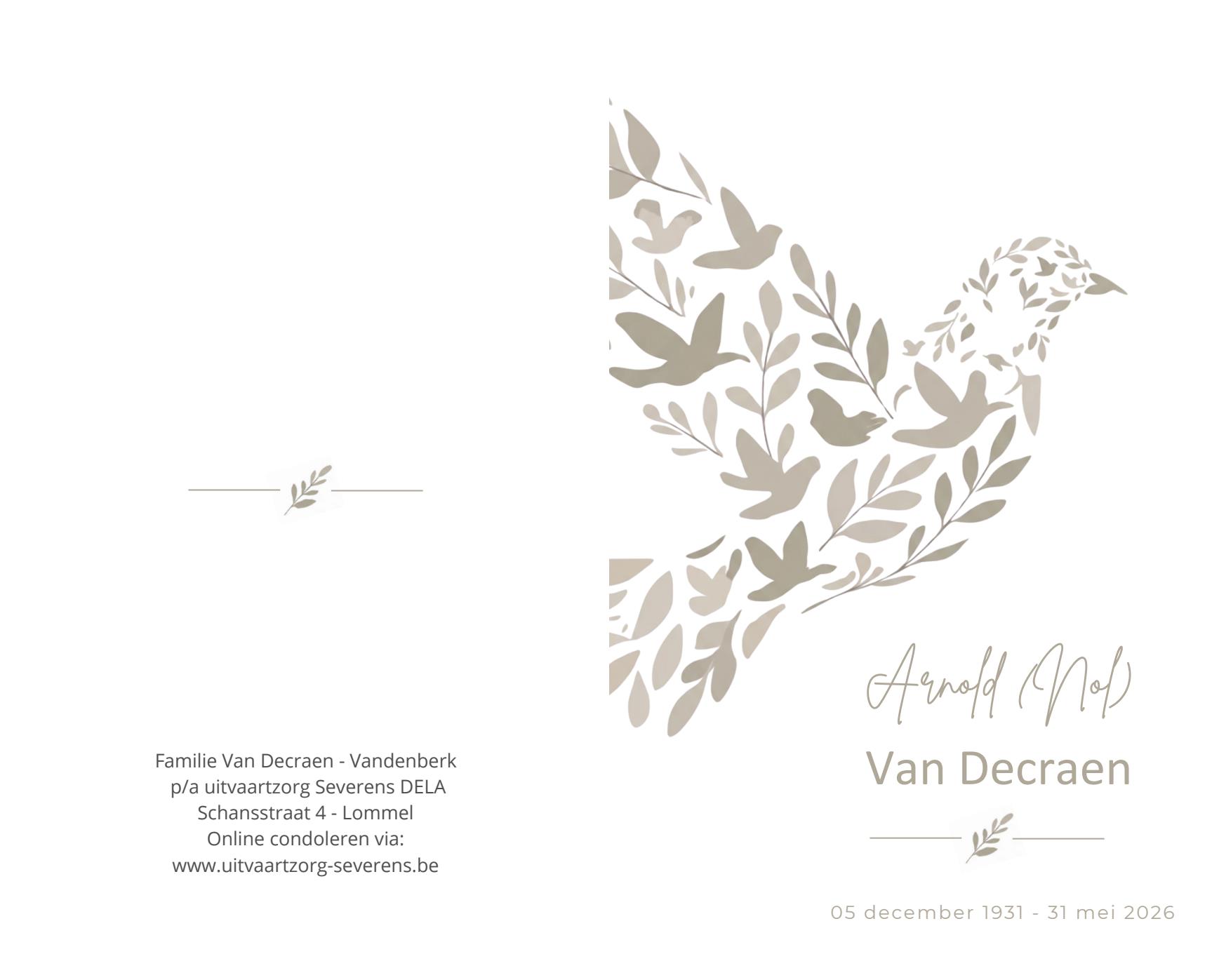 Letter Of Condolence