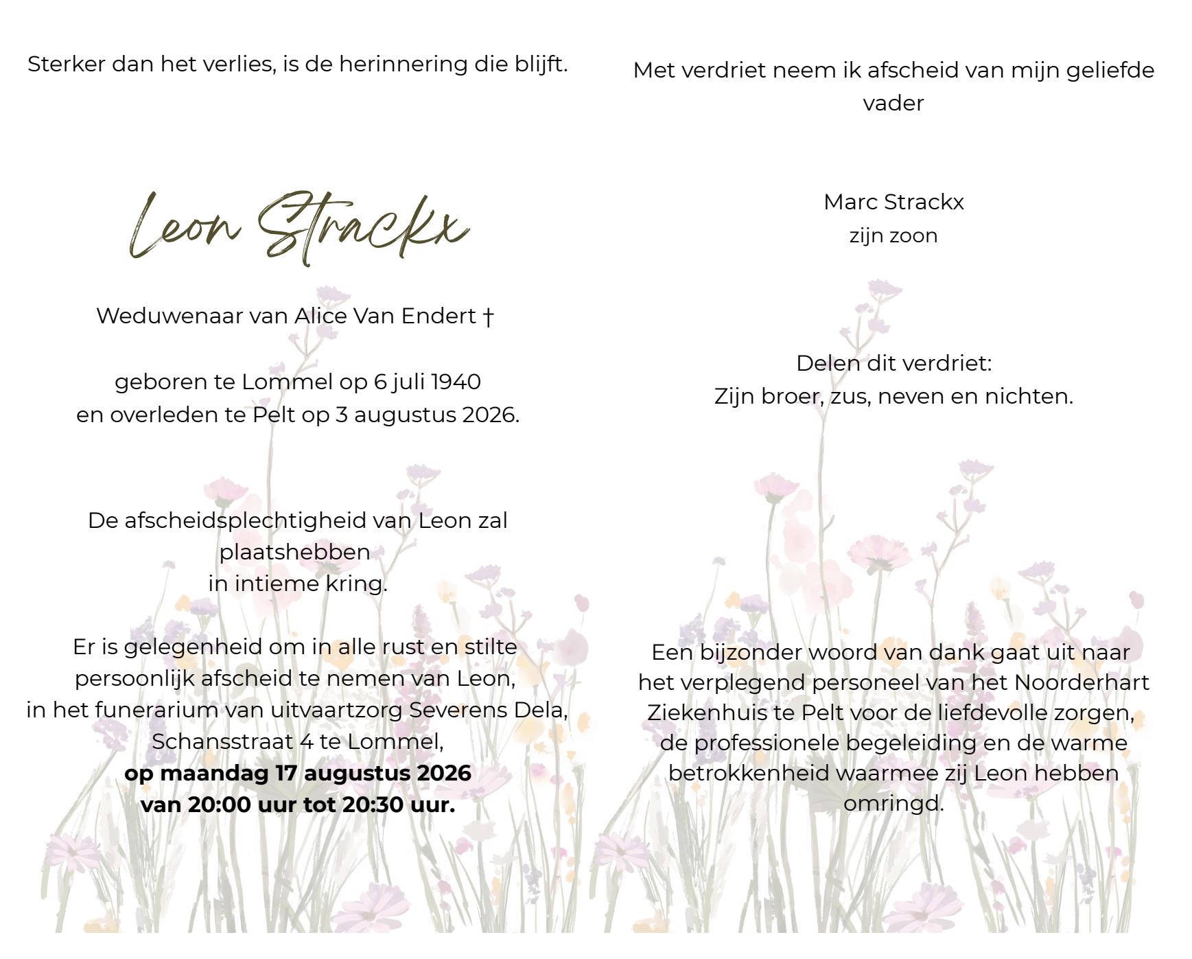 Letter Of Condolence