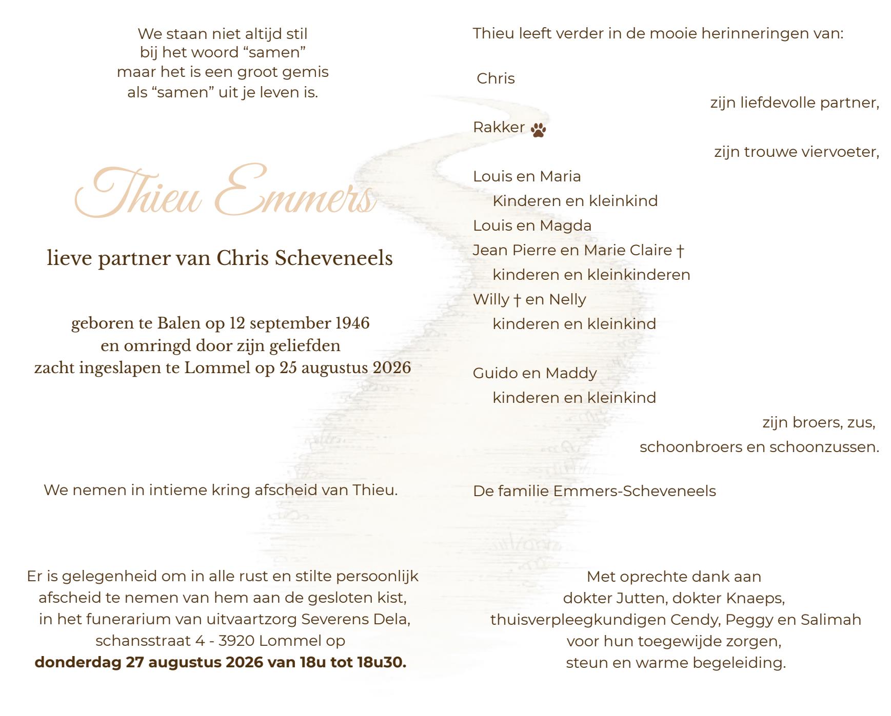 Letter Of Condolence