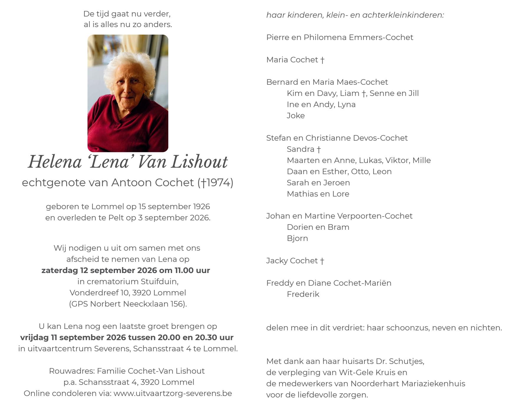 Letter Of Condolence