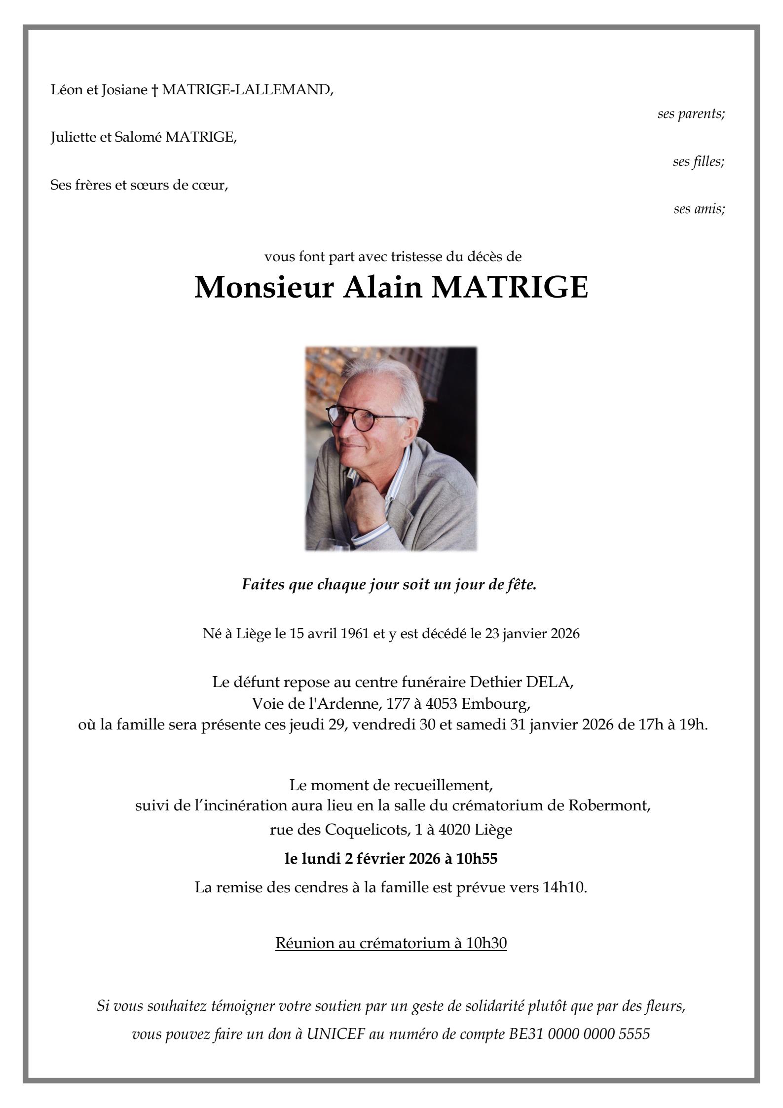 Letter Of Condolence