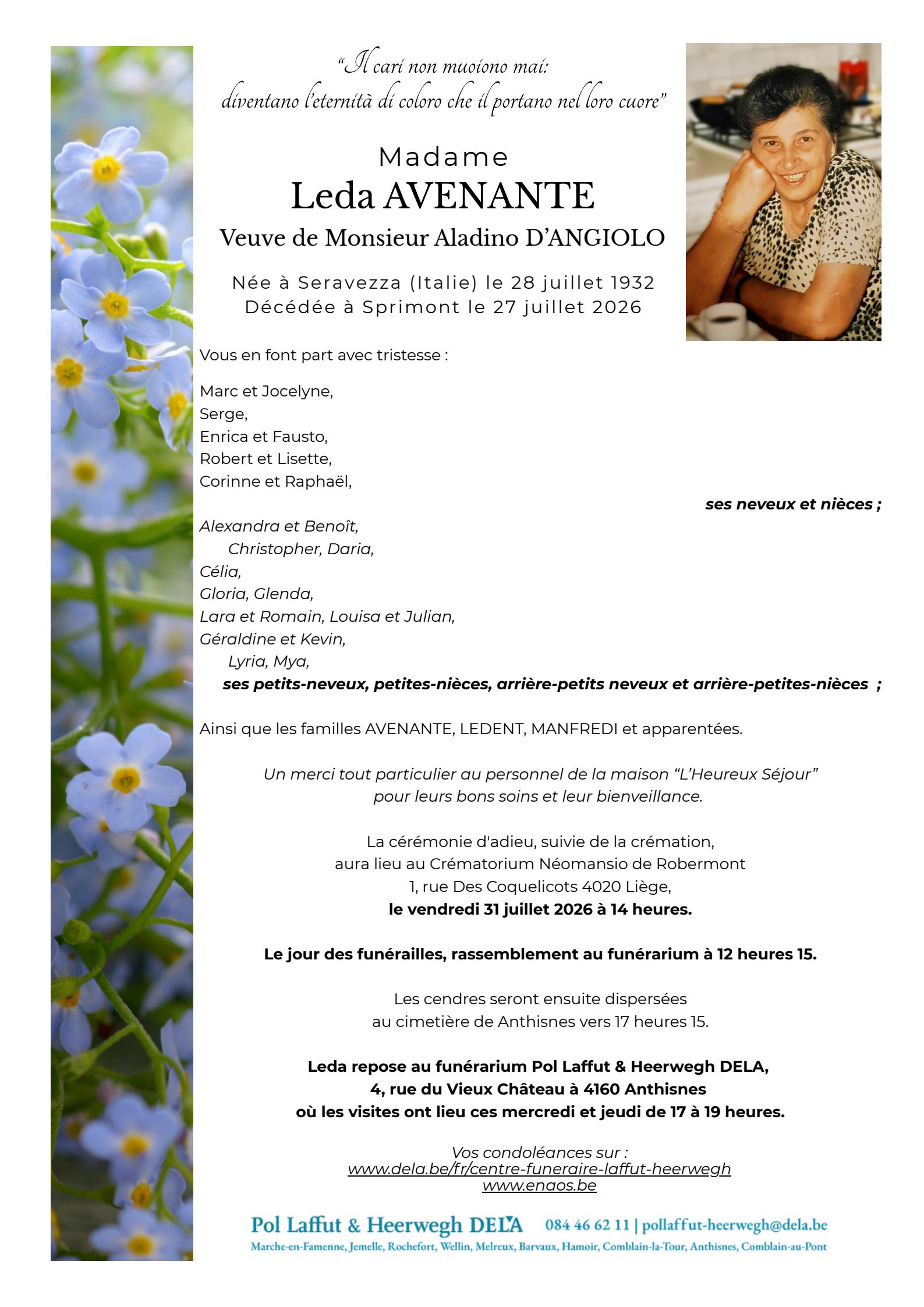 Letter Of Condolence