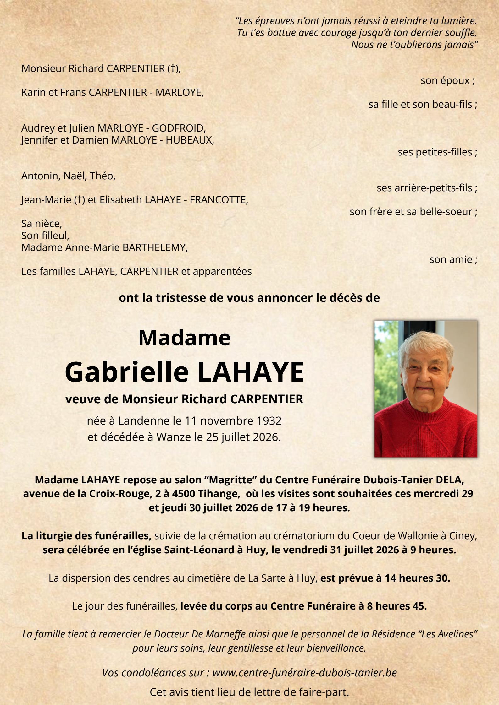 Letter Of Condolence