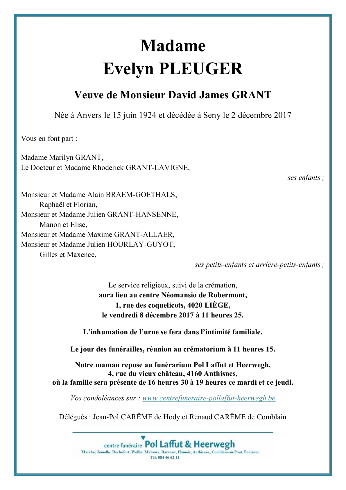 Letter Of Condolence