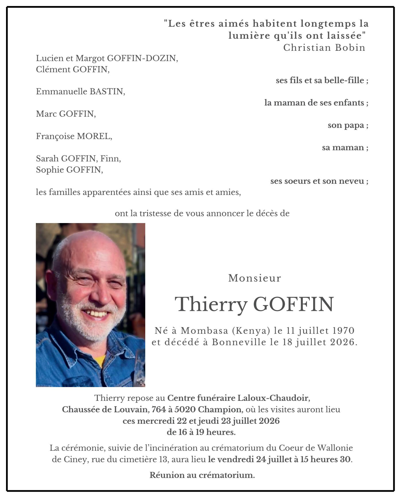 Letter Of Condolence