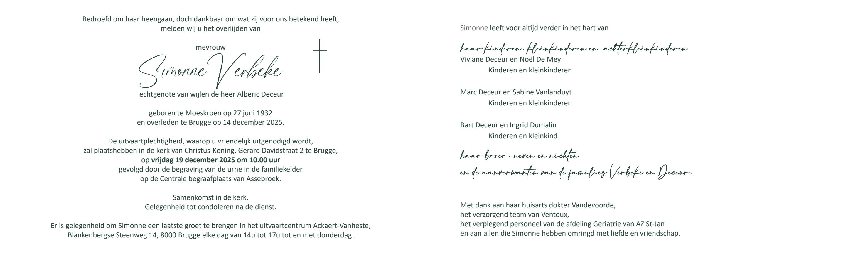 Letter Of Condolence