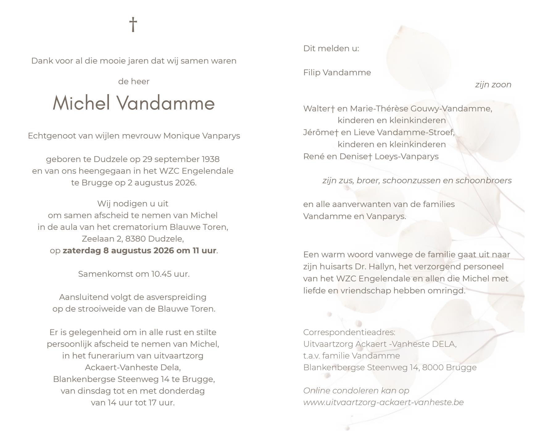 Letter Of Condolence