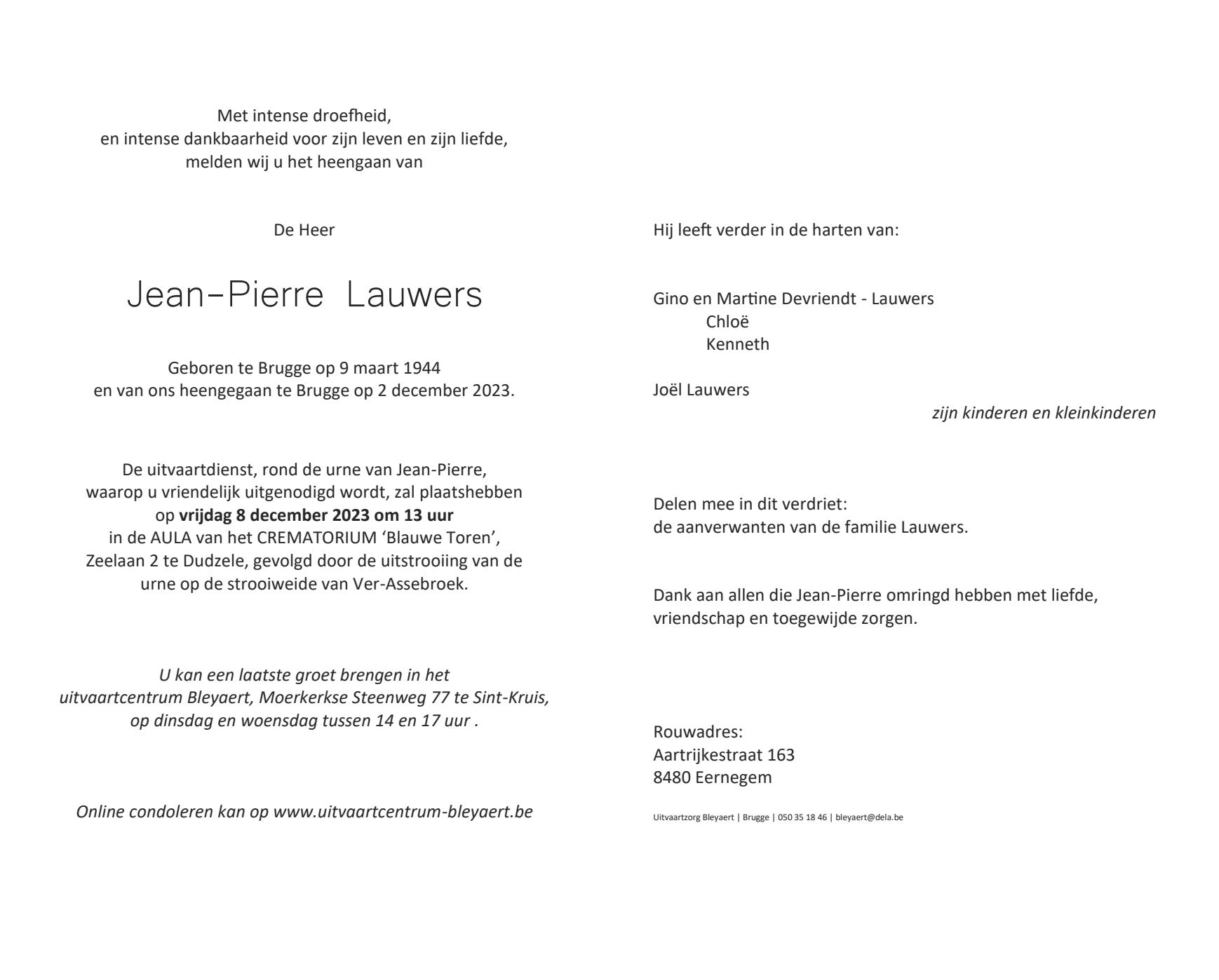 Letter Of Condolence