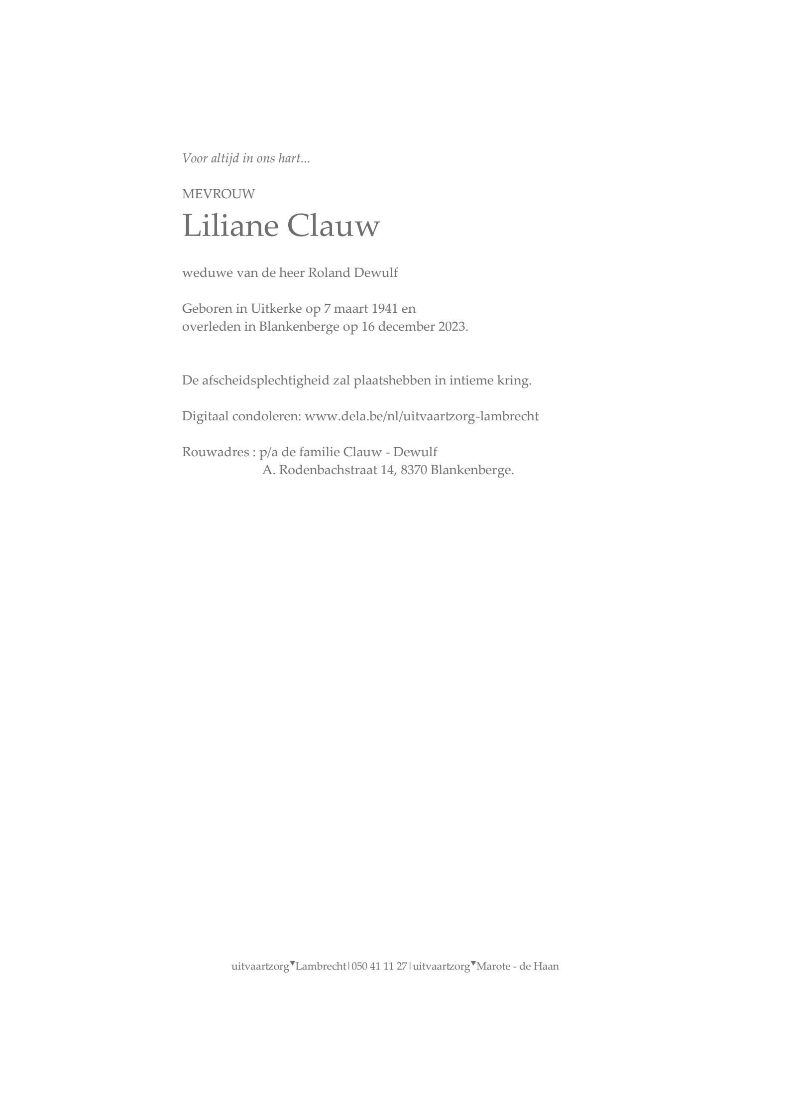 Letter Of Condolence