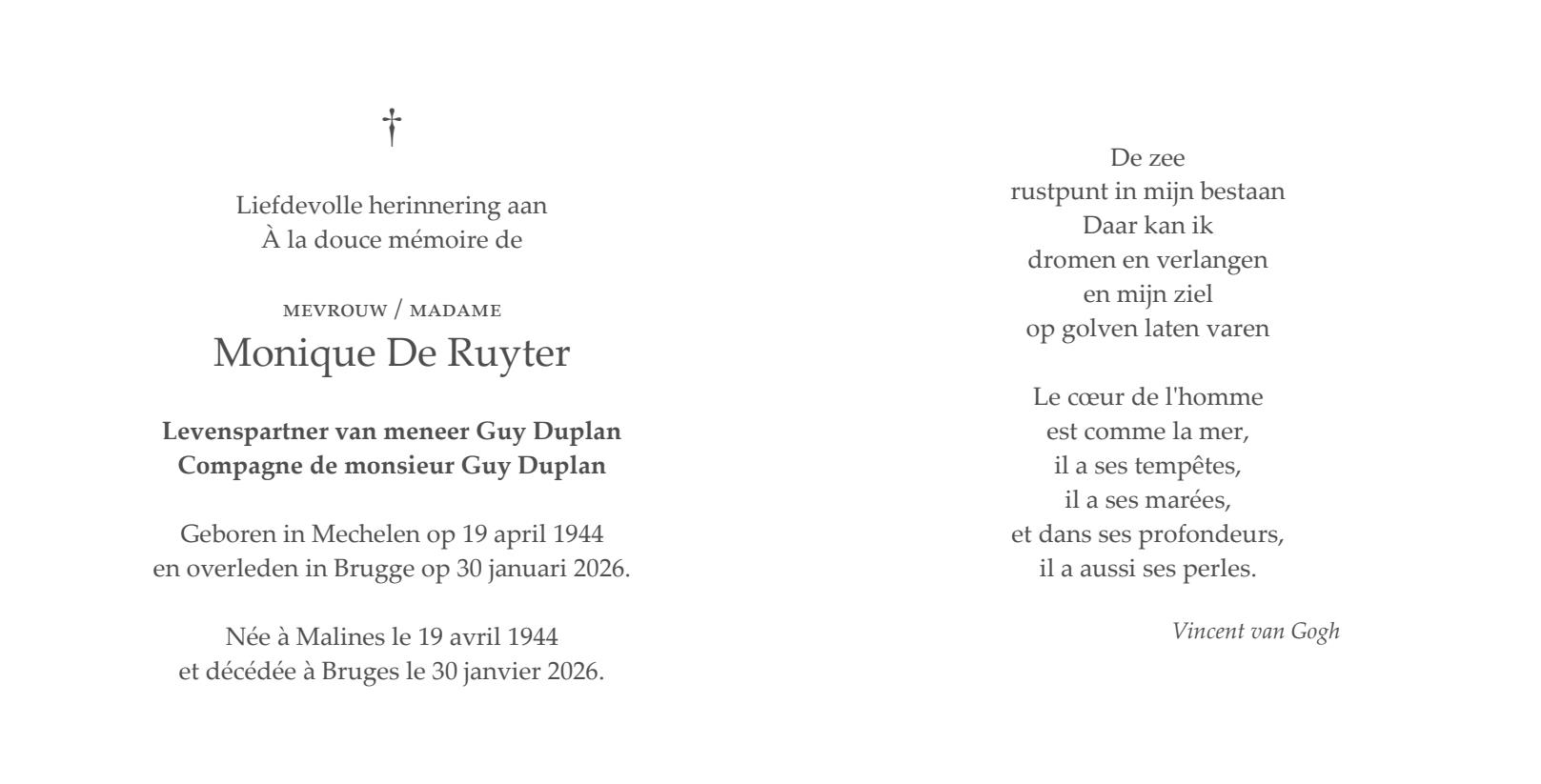 Letter Of Condolence
