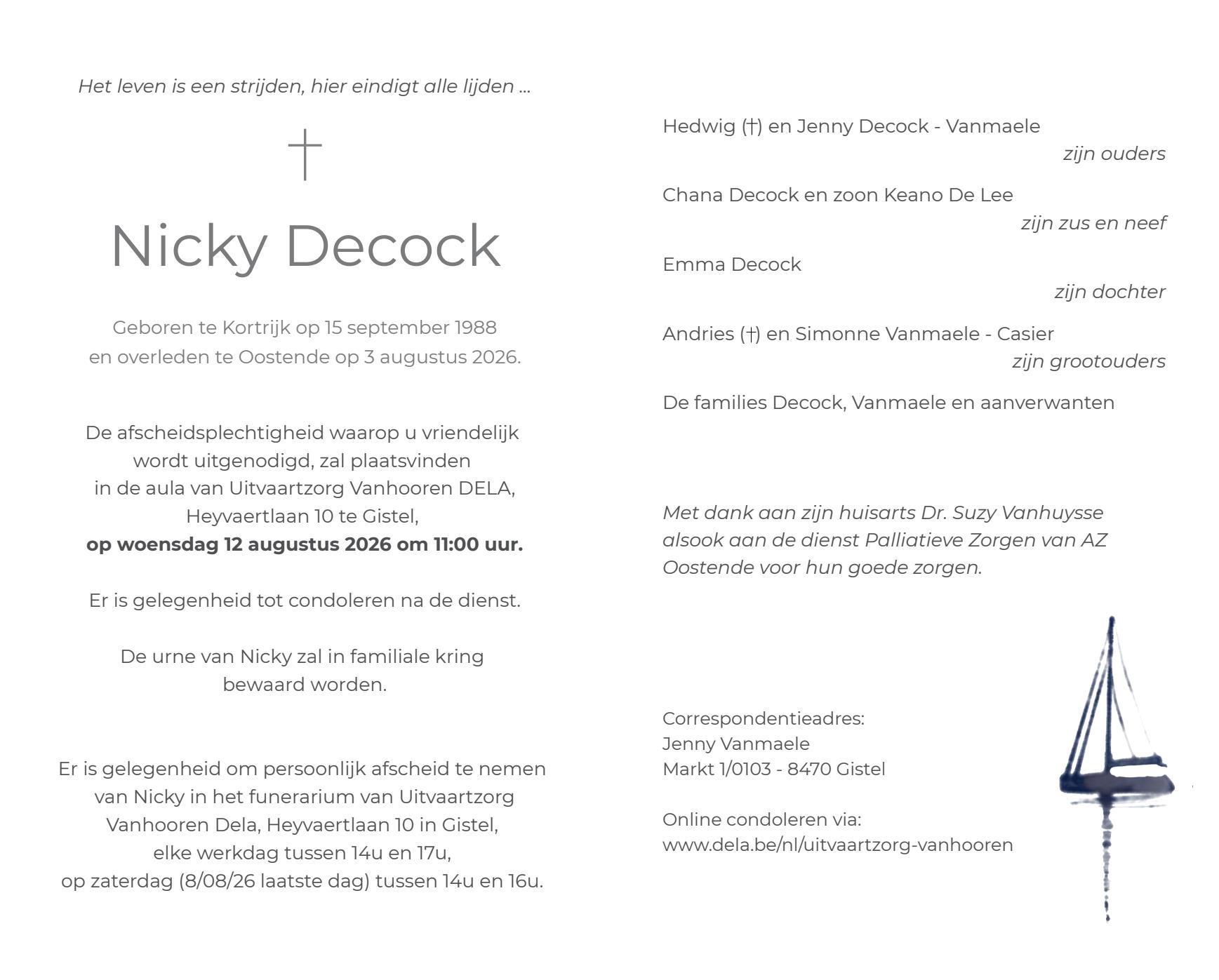 Letter Of Condolence