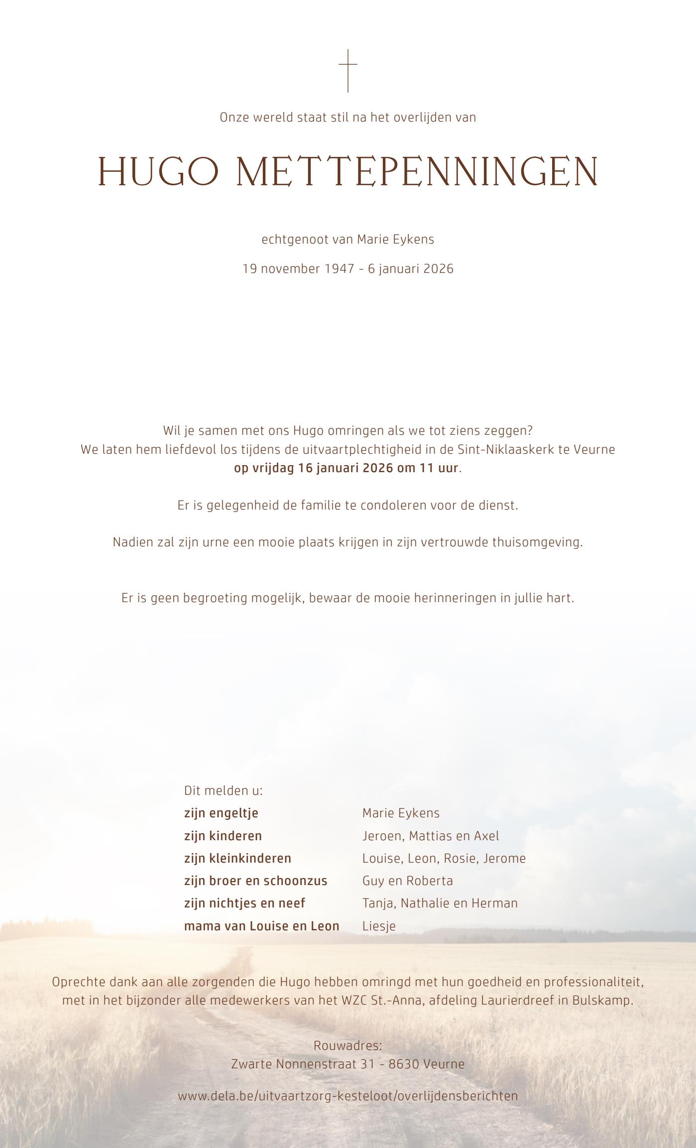 Letter Of Condolence