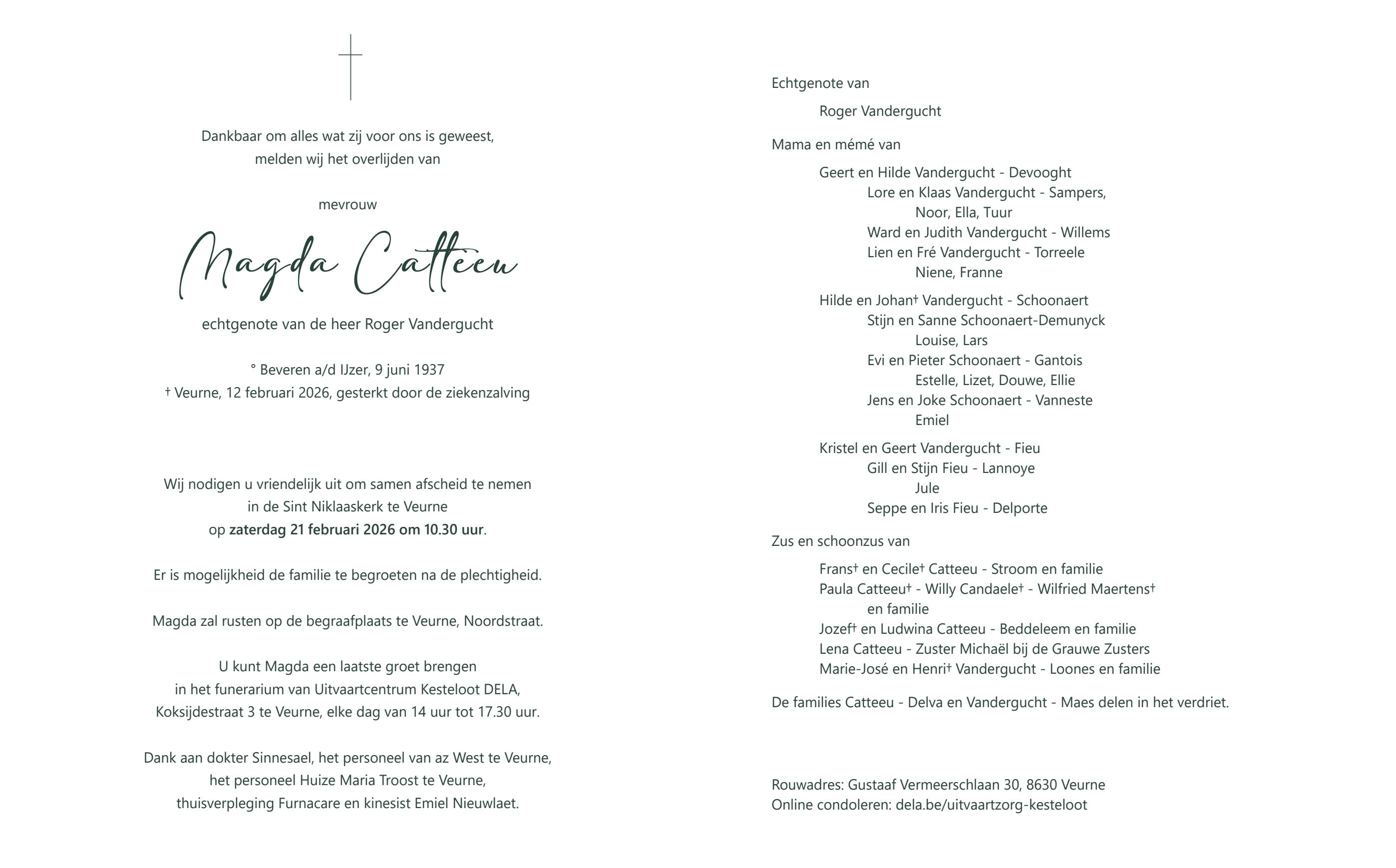 Letter Of Condolence