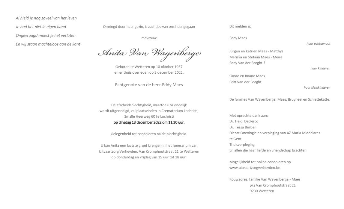 Letter Of Condolence