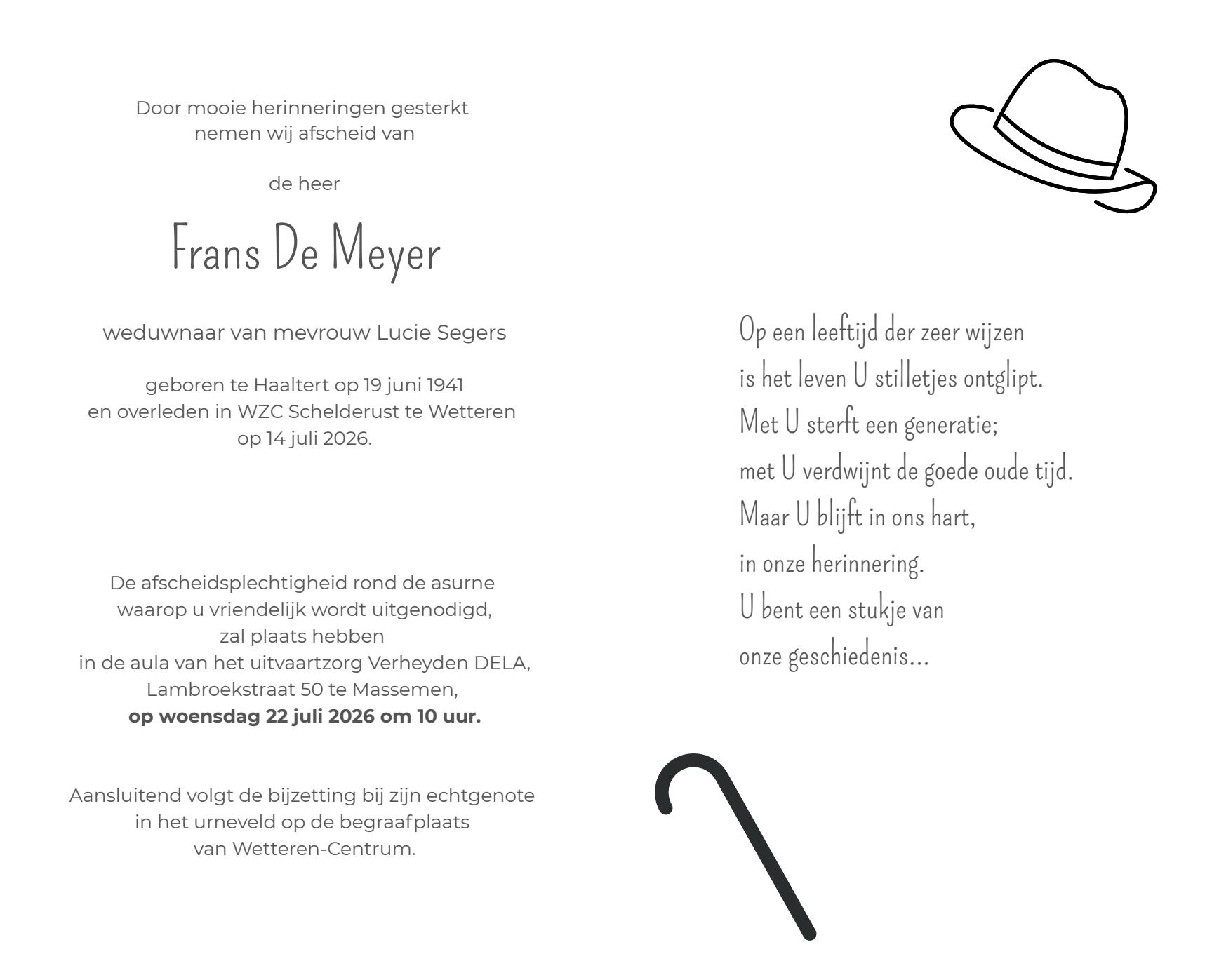 Letter Of Condolence